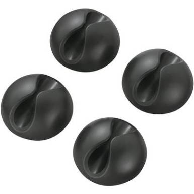 &Ouml;ntapad&oacute;s k&aacute;belr&ouml;gz&iacute;tő, fekete, 4 db, Tru Components