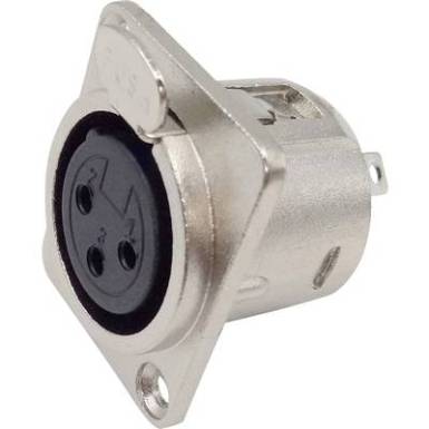 XLR csatlakozó dugó, 3 pól., Tru Components 1570775 XLR csatlakozó dugó, 3 pól., Tru Components 1570775