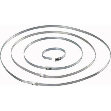 Kábelkötegelő, rozsdamentes acél, 201 x 4.6 mm, 10 db, Tru Components Kábelkötegelő, rozsdamentes acél, 201 x 4.6 mm, 10 db, Tru Components
