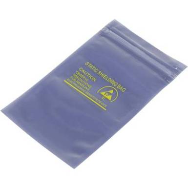 ESD tasak (H x Sz) 127 mm x 76 mm Árnyékoló ESD jelölés S TRU COMPONENTS Újrazárható ESD tasak (H x Sz) 127 mm x 76 mm Árnyékoló ESD jelölés S TRU COMPONENTS Újrazárható