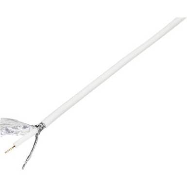 Koax kábel RG6U fehér 10 m, Tru Components Koax kábel RG6U fehér 10 m, Tru Components