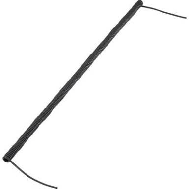 Spirálkábel 170/500 mm, 2 x 0,12 mm?, fekete, Tru Components Spirálkábel 170/500 mm, 2 x 0,12 mm?, fekete, Tru Components