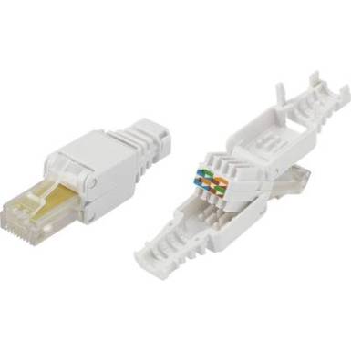RJ45 dugó CAT5E natúr, Tru Components RJ45 dugó CAT5E natúr, Tru Components