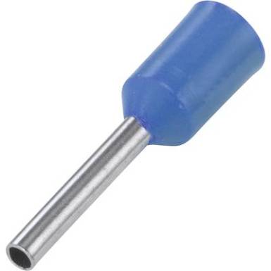 Érvéghüvely, világoskék 0,75 x 8 mm, 100 db, Tru Components Érvéghüvely, világoskék 0,75 x 8 mm, 100 db, Tru Components