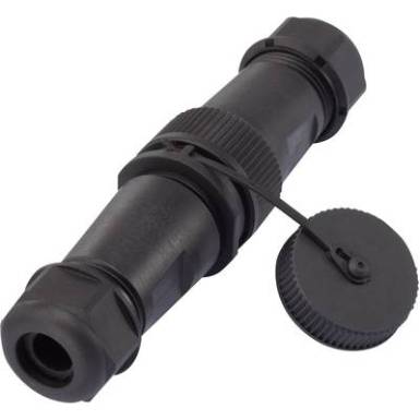 Vízálló csatlakozó, IP68 dugó/aljzat, 3 pól., Tru Components Vízálló csatlakozó, IP68 dugó/aljzat, 3 pól., Tru Components