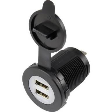 Kettős beépíthető USB csatlakozóalj porvédő sapkával Alj, beépíthető, függőleges 2 részes, kerek előlappal, 36,8 mm átmérővel, kék megvilágítással TRU Kettős beépíthető USB csatlakozóalj porvédő sapkával Alj, beépíthető, függőleges 2 részes, kerek előlappal, 36,8 mm átmérővel, kék megvilágítással TRU
