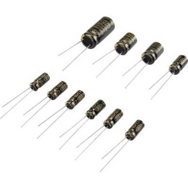 Elektrolit kondenzátor készlet, 120 db, Tru Components 98001C366 Elektrolit kondenzátor készlet, 120 db, Tru Components 98001C366