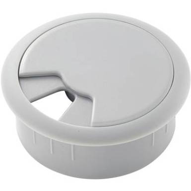 Kábelátvezető gyűrű bútorhoz ? 68/60 x 27 mm, ABS, szürke, TRU COMPONENTS 522829 Kábelátvezető gyűrű bútorhoz ? 68/60 x 27 mm, ABS, szürke, TRU COMPONENTS 522829
