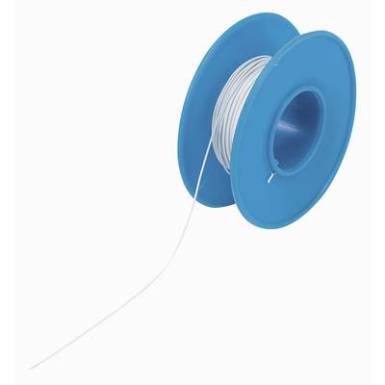Tekercshuzal, Tru Components, fehér AWG 24, 15 m Tekercshuzal, Tru Components, fehér AWG 24, 15 m