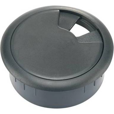 Kábelátvezető gyűrű bútorhoz ? 89/80 x 29,5 mm, ABS, fekete, TRU COMPONENTS WP80BK Kábelátvezető gyűrű bútorhoz ? 89/80 x 29,5 mm, ABS, fekete, TRU COMPONENTS WP80BK