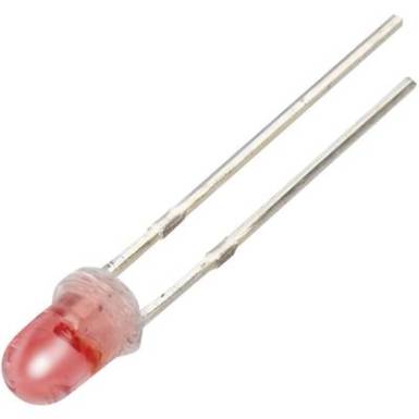 Duo LED, piros/fehér 3 mm, Tru Components YBR-30FRW00 Duo LED, piros/fehér 3 mm, Tru Components YBR-30FRW00