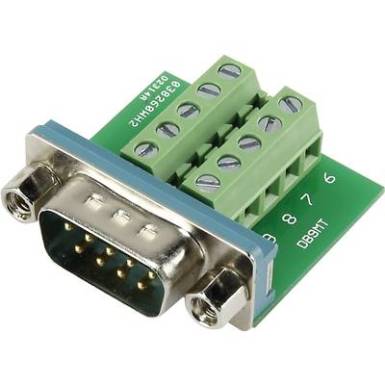 SUB-D beépíthető dugó, csavaros bekötés, 9 pól., Tru Components SUB-D beépíthető dugó, csavaros bekötés, 9 pól., Tru Components