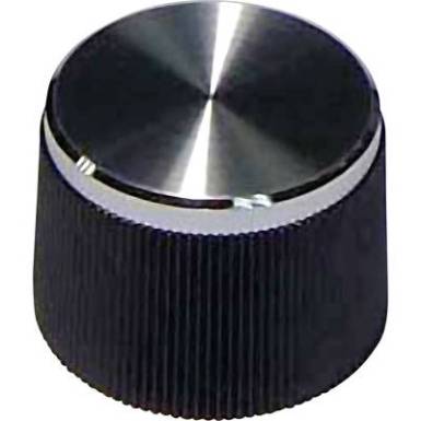 Forgatógomb 21/6 mm, fekete, TRU COMPONENTS Forgatógomb 21/6 mm, fekete, TRU COMPONENTS