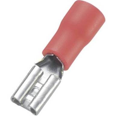 Cs&uacute;sz&oacute;saru 0,5 - 1,5 mm?, piros, 100 db, TRU COMPONENTS