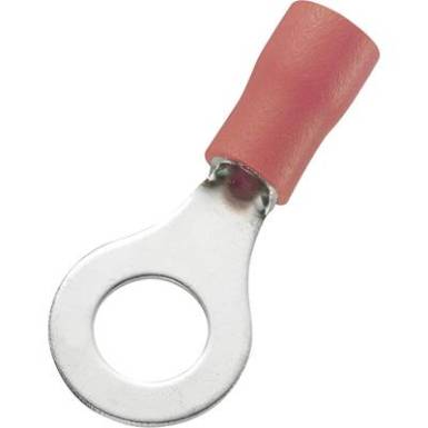 Gyűrüs kábelsaru 0,5 - 1,5 mm?, piros, 100 db, TRU COMPONENTS Gyűrüs kábelsaru 0,5 - 1,5 mm?, piros, 100 db, TRU COMPONENTS