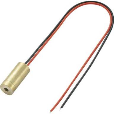 Pont lézer modul, piros, 1 mW, Tru Components Lm01RDD Pont lézer modul, piros, 1 mW, Tru Components Lm01RDD