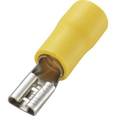 Cs&uacute;sz&oacute;saru h&uuml;vely, 4,8 x 0,5 mm, s&aacute;rga, 50 db, TRU COMPONENTS