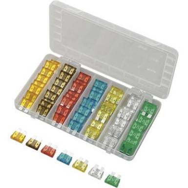 Autós biztosíték készlet, standard, 70 részes, 5 A, 7.5 A, 10 A, 15 A, 20 A, 25 A, 30 A, TRU COMPONENTS Autós biztosíték készlet, standard, 70 részes, 5 A, 7.5 A, 10 A, 15 A, 20 A, 25 A, 30 A, TRU COMPONENTS