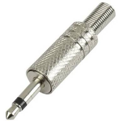 3,5 mm-es jack dugó, mono, fém, TRU COMPONENTS 3,5 mm-es jack dugó, mono, fém, TRU COMPONENTS