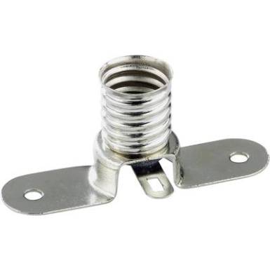 Izzó foglalat E10 forrasztható, Tru Components 1572347 Izzó foglalat E10 forrasztható, Tru Components 1572347