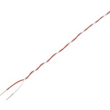Kapcsol&oacute;vezet&eacute;k 2 x 0,5 mm?, piros/feh&eacute;r 20m, Tru Components