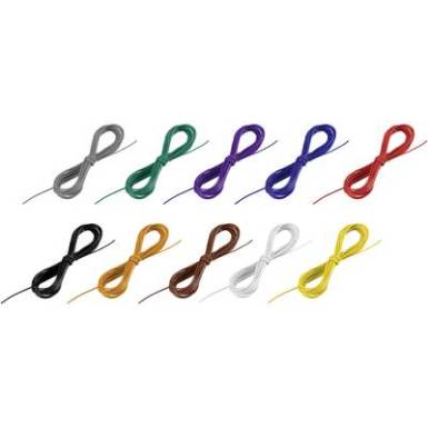 Litze huzal készlet, 0,05 mm?, 10 x 5 m, Tru Components Litze huzal készlet, 0,05 mm?, 10 x 5 m, Tru Components