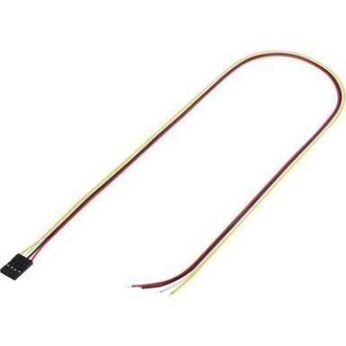 Konfekcionált huzal 4 pól., RM 2,54 mm, Tru Components Konfekcionált huzal 4 pól., RM 2,54 mm, Tru Components