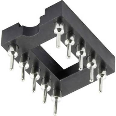 IC foglalat, 8 pól., RM 7,62, magasság: 7,4 mm, TRU COMPONENTS IC foglalat, 8 pól., RM 7,62, magasság: 7,4 mm, TRU COMPONENTS
