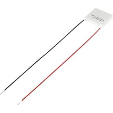 Peltier elem, 15,4 V/DC 6 A 51,4 W 40 x 40 x 3,6 mm, TRU COMPONENTS TEC1-127060 Peltier elem, 15,4 V/DC 6 A 51,4 W 40 x 40 x 3,6 mm, TRU COMPONENTS TEC1-127060