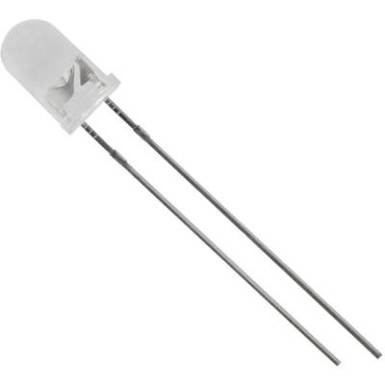 LED, Tru Components, 5 mm, fehér 2000 mcd LED, Tru Components, 5 mm, fehér 2000 mcd