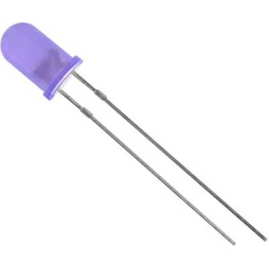 LED, Tru Components, 5 mm, szórt, kék, 900 mcd LED, Tru Components, 5 mm, szórt, kék, 900 mcd