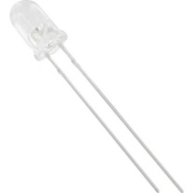 LED 5 mm, infrapiros, átlátszó 7-15mW/sr, Tru Components LED 5 mm, infrapiros, átlátszó 7-15mW/sr, Tru Components