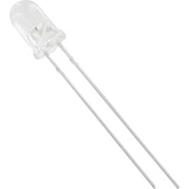 LED 5 mm, infrapiros, átlátszó 10-40mW/sr, Tru Components LED 5 mm, infrapiros, átlátszó 10-40mW/sr, Tru Components