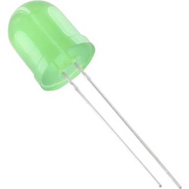 LED 10mm diffus zöld 3250mcd LED 10mm diffus zöld 3250mcd