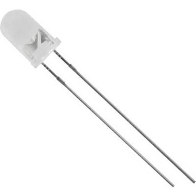 LED 5mm &aacute;tl&aacute;tsz&oacute; feh&eacute;r 12500mcd