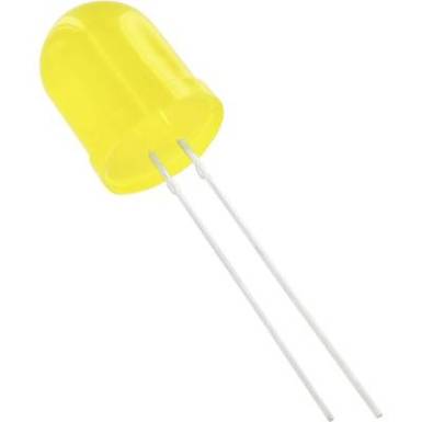 LED 10mm diffus sárga 325mcd LED 10mm diffus sárga 325mcd