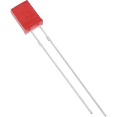 LED dióda, szögletes 2x5mm piros 150mcd Tru Components LED dióda, szögletes 2x5mm piros 150mcd Tru Components