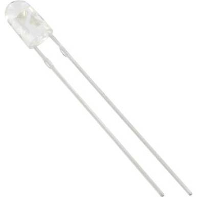 LED 3mm oval átlátszó piros 1850mcd LED 3mm oval átlátszó piros 1850mcd