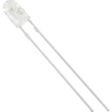 LED 3mm oval &aacute;tl&aacute;tsz&oacute; piros 4150mcd