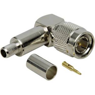 TNC dugó, hajlított, 50 Ohm, Tru Components TNC dugó, hajlított, 50 Ohm, Tru Components