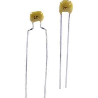 Kerámia kondenzátor THT 10 nF 50 V 10 % (Sz x Ma) 4.2 mm x 25 mm TANCAP CT4-0805B103K500C1 1 db Kerámia kondenzátor THT 10 nF 50 V 10 % (Sz x Ma) 4.2 mm x 25 mm TANCAP CT4-0805B103K500C1 1 db