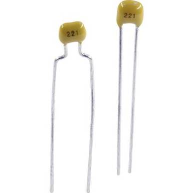 Kerámia kondenzátor THT 10 nF 50 V 10 % (Sz x Ma) 4.2 mm x 25 mm TANCAP CT4-0805B103K500A1 1 db Kerámia kondenzátor THT 10 nF 50 V 10 % (Sz x Ma) 4.2 mm x 25 mm TANCAP CT4-0805B103K500A1 1 db