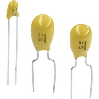 Tantál kondenzátor THT, RM 2,5 mm 4.7 uF 35 V 20 % (Sz x Ma) 5.5 x 14 mm TANCAP CA42-475M035AB Tantál kondenzátor THT, RM 2,5 mm 4.7 uF 35 V 20 % (Sz x Ma) 5.5 x 14 mm TANCAP CA42-475M035AB