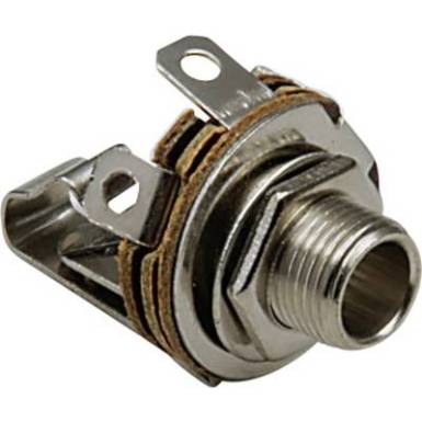 3,5 mm-es jack aljzat, mono, beépíthető, Tru Components 3,5 mm-es jack aljzat, mono, beépíthető, Tru Components