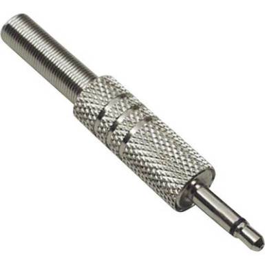 3,5 mm-es jack dugó, mono, fém, Tru Components 3,5 mm-es jack dugó, mono, fém, Tru Components
