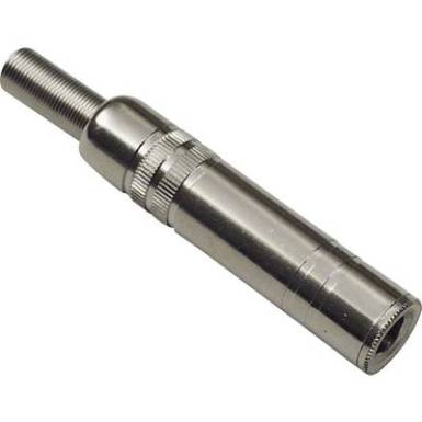 6,3 mm-es jack aljzat, mono, fém, Tru Components 6,3 mm-es jack aljzat, mono, fém, Tru Components