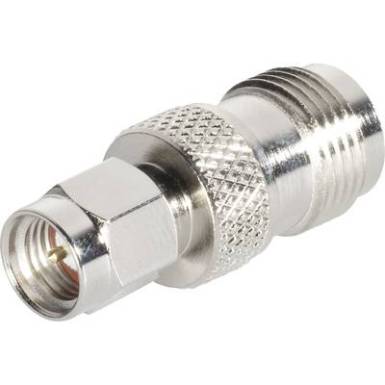 SMA adapter, SMA dugó - TNC aljzat, Tru Components 1579291 SMA adapter, SMA dugó - TNC aljzat, Tru Components 1579291