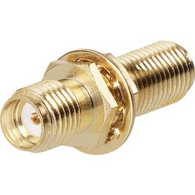 SMA adapter, SMA aljzat - SMA aljzat 50 Ohm, Tru Components 1579344 SMA adapter, SMA aljzat - SMA aljzat 50 Ohm, Tru Components 1579344