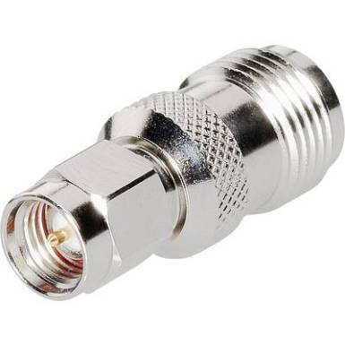 TNC adapter, TNC aljzat - SMA dugó, Tru Components TNC adapter, TNC aljzat - SMA dugó, Tru Components
