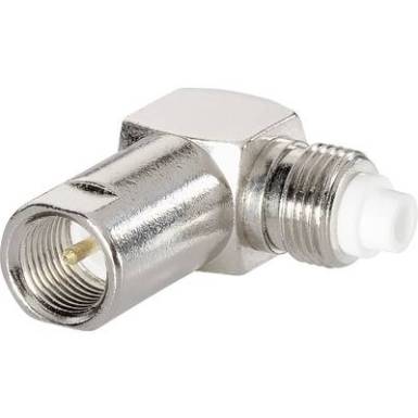 Könyök csatlakozó adapter, FME dugó - FME aljzat, Tru Components Könyök csatlakozó adapter, FME dugó - FME aljzat, Tru Components